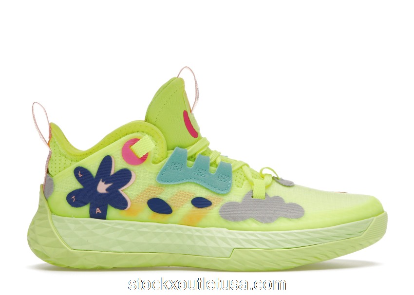 Outlet adidas Harden Vol. 5 Futurenatural Solar Yellow (GS) G57982