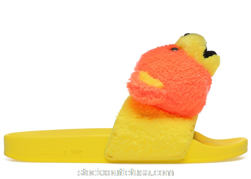 Outlet adidas JS Adilette Jeremy Scott Teddy Yellow Q46582