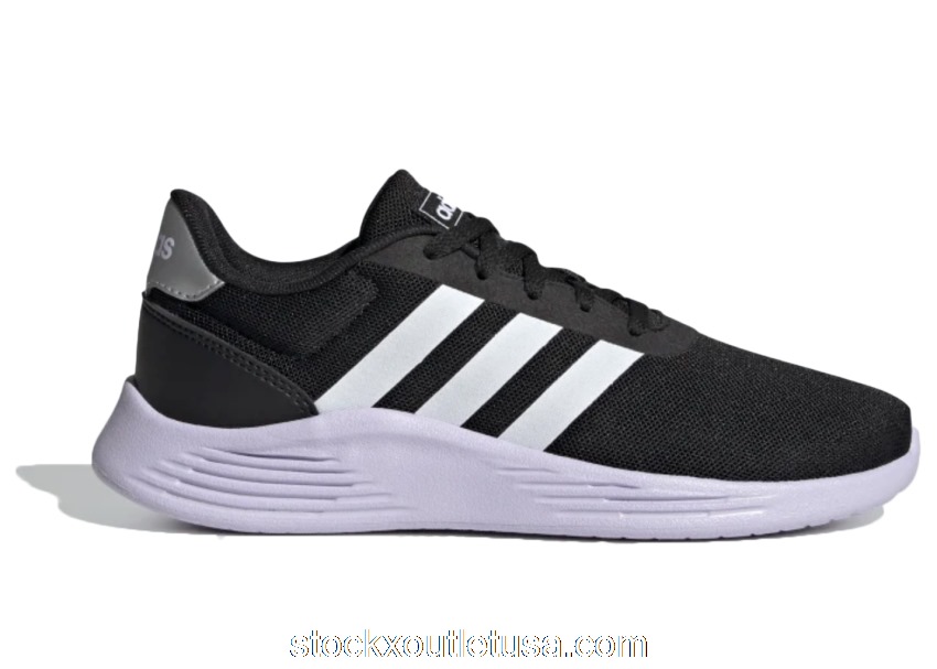 Outlet adidas Lite Racer 2.0 Core Black Purple Tint (GS) EG6907