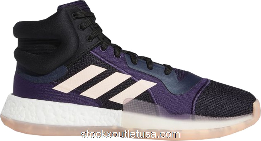 Outlet adidas Marquee Boost Black Purple Pink G27739