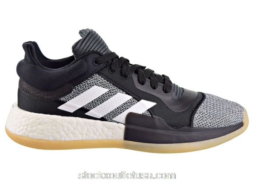 Outlet adidas Marquee Boost Low Black White Gum D96932