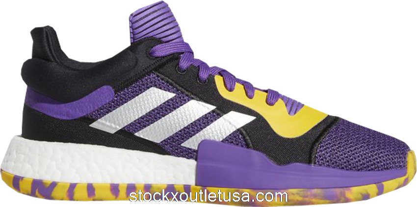 Outlet adidas Marquee Boost Low Lakers G27746