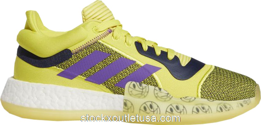 Outlet adidas Marquee Boost Low Yellow Purple Black G27743