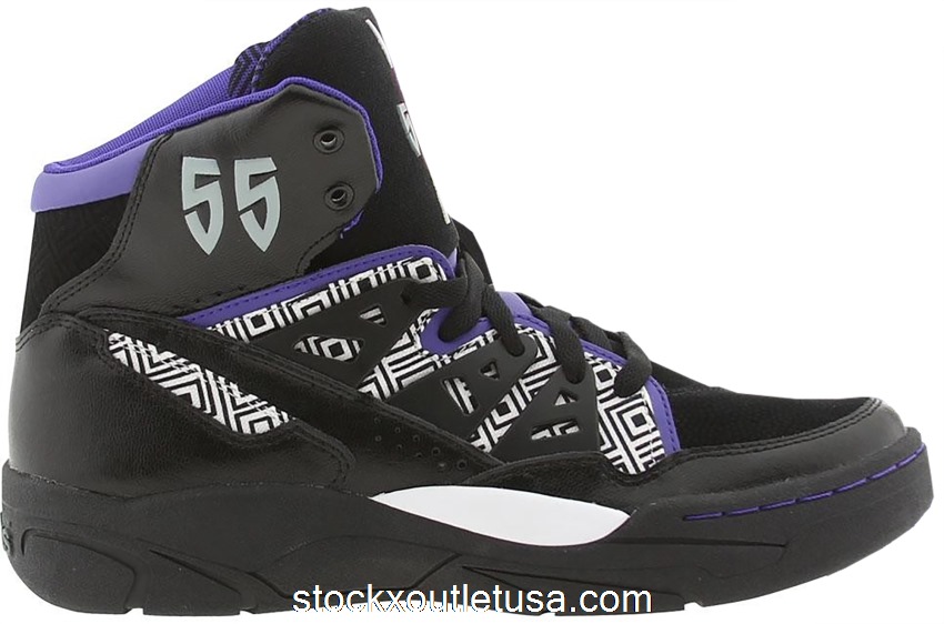 Outlet adidas Mutombo Black Purple Q33016