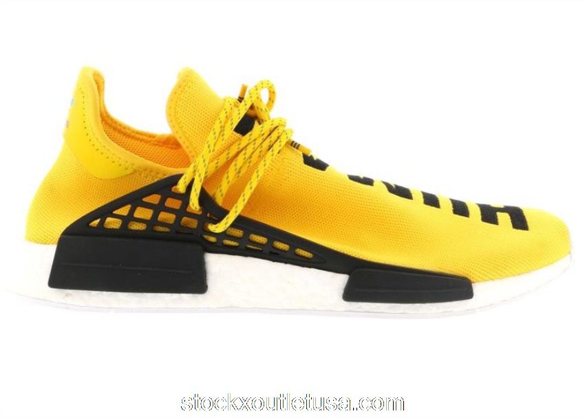 Outlet adidas NMD HU Pharrell Human Race Yellow BB0619