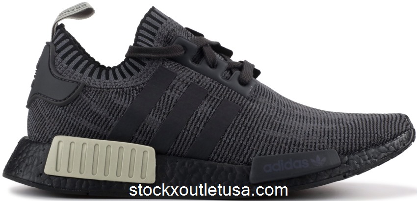 Outlet adidas NMD R1 Black Olive AQ1248