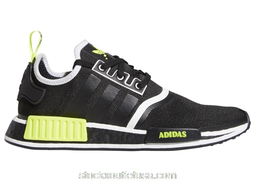 Outlet adidas NMD R1 Black Solar Yellow GV7183