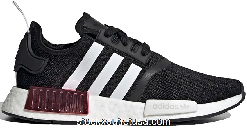 Outlet adidas NMD R1 Black White Hazy Rose (W) FY3771