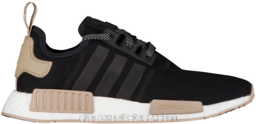 Outlet adidas NMD R1 Black White Trace Khaki CQ0760