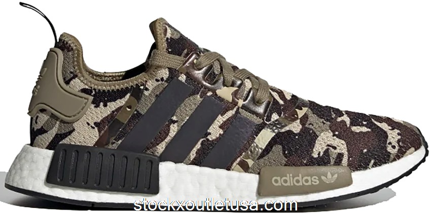 Outlet adidas NMD R1 Camo Savanna Brown FZ0076