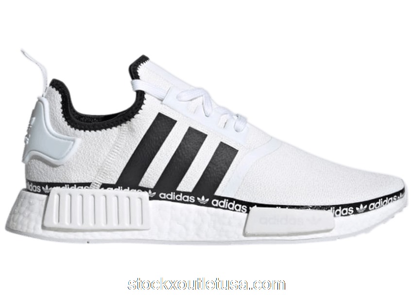 Outlet adidas NMD R1 Cloud White Logo Strip FV8727