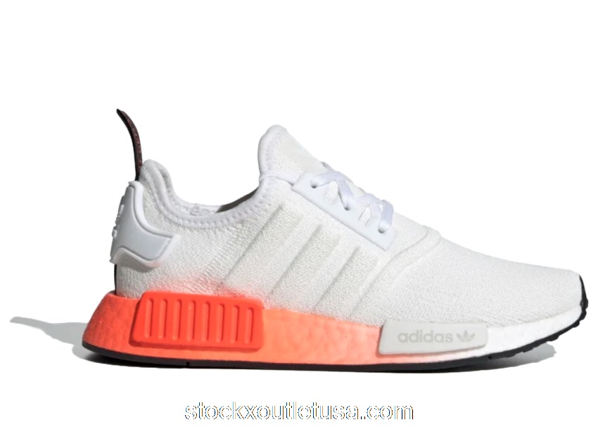 Outlet adidas NMD R1 Cloud White Solar Red (GS) EF5860