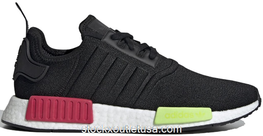 Outlet adidas NMD R1 Core Black Energy Pink EE5100