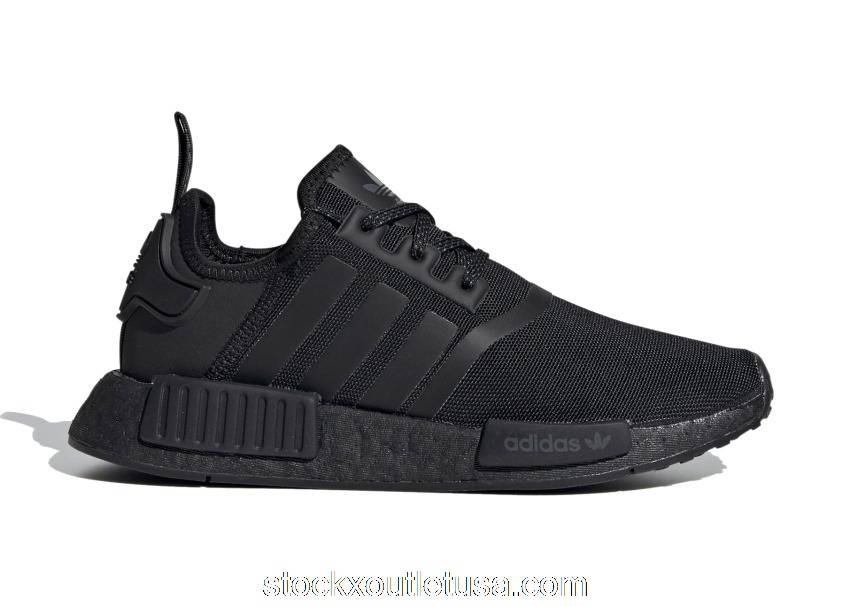 Outlet adidas NMD R1 Core Black Grey (GS) FX8777