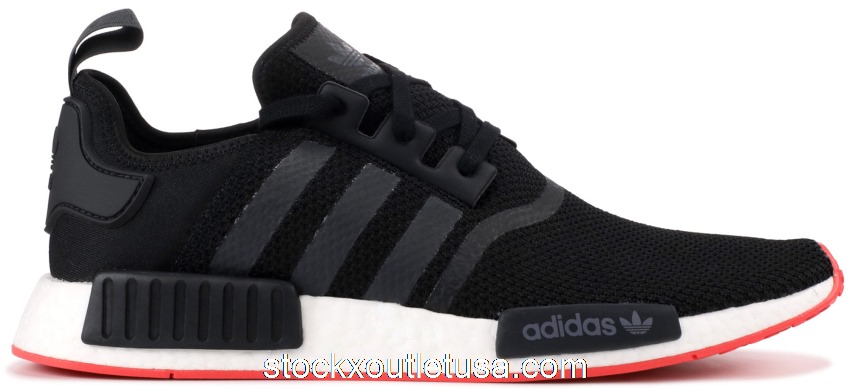 Outlet adidas NMD R1 Core Black Trace Scarlet CQ2413