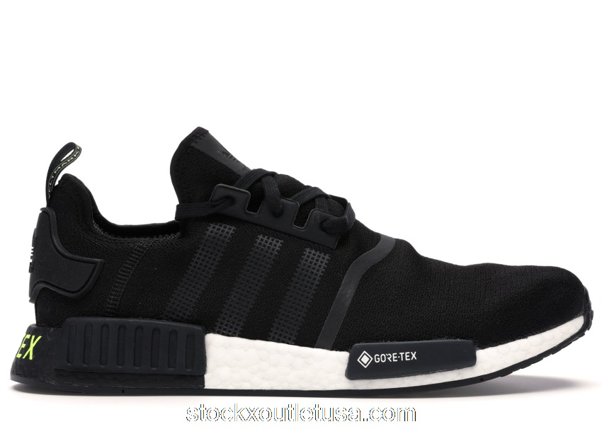 Outlet adidas NMD R1 Gore-tex Core Black Solar Yellow EE6433