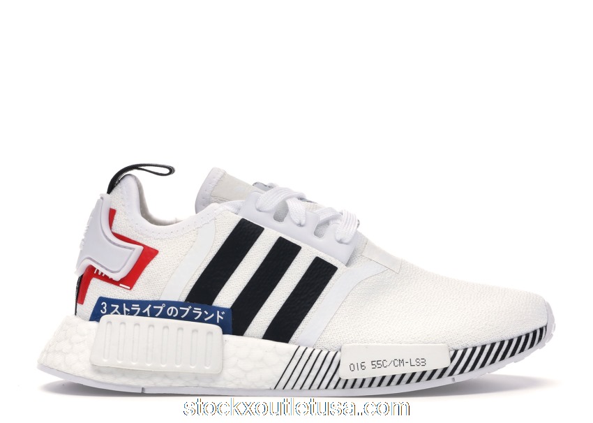 Outlet adidas NMD R1 Japan Pack White (2019) (GS) EF2311