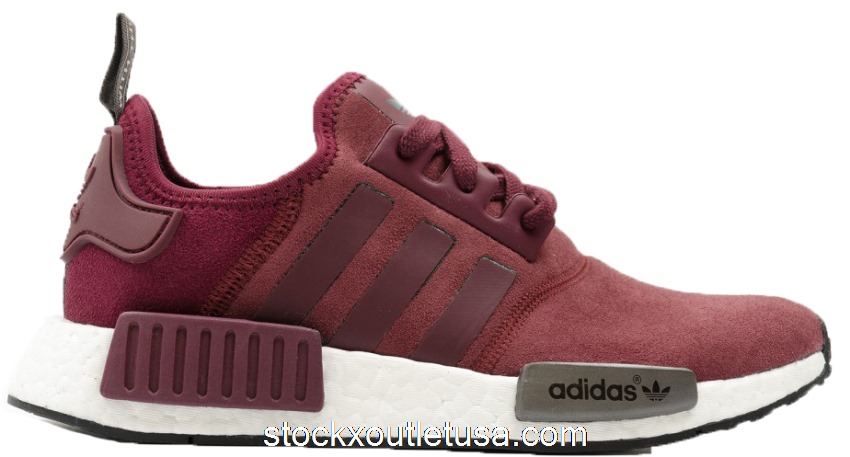 Outlet adidas NMD R1 Maroon Suede (W) S75231