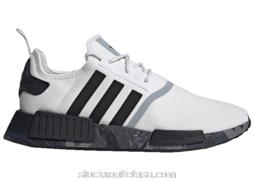 Outlet adidas NMD R1 Primeblue White Black Camo Boost GV7944