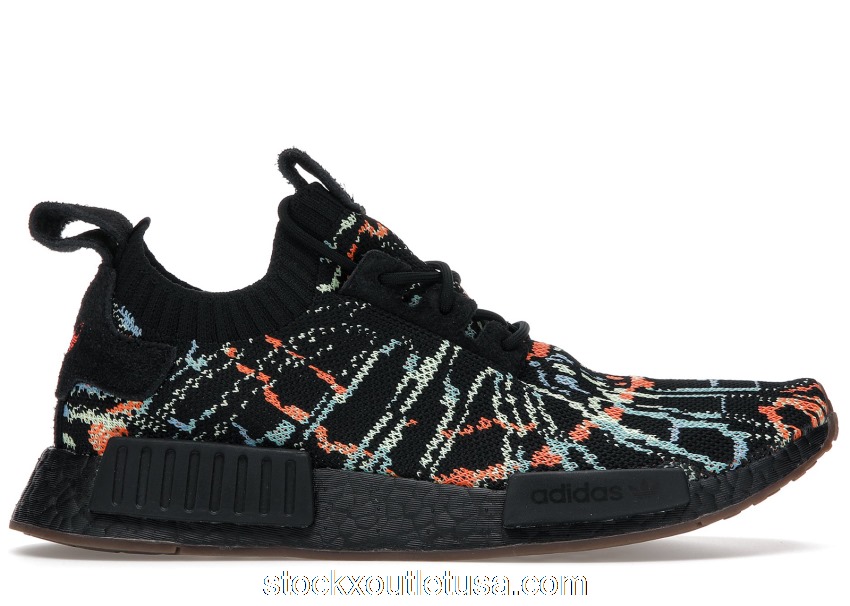 Outlet adidas NMD R1 Primeknit Black Multicolor G57941