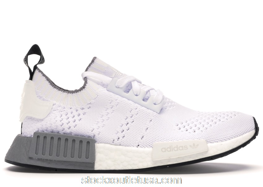 Outlet adidas NMD R1 Running White Grey Three EE5074