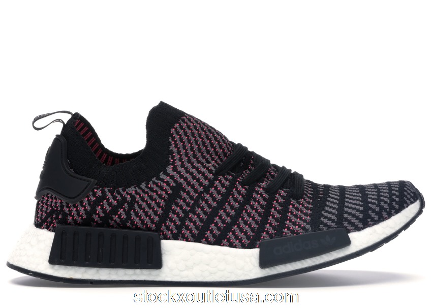 Outlet adidas NMD R1 STLT Black Grey Solar Pink CQ2386