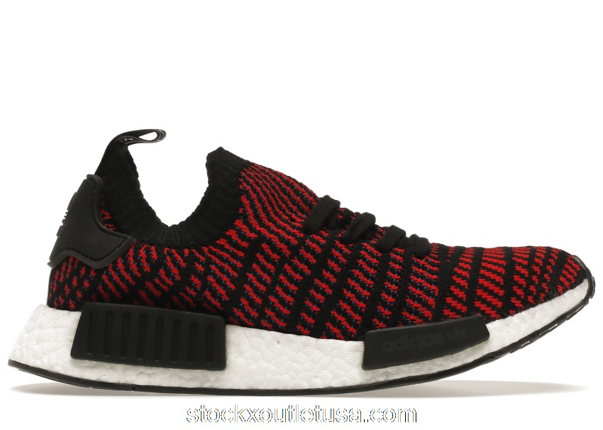 Outlet adidas NMD R1 STLT Black Red CQ2385