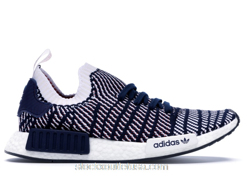 Outlet adidas NMD R1 STLT Navy White Red D96821