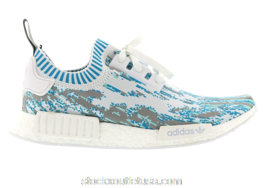 Outlet adidas NMD R1 Sneakersnstuff Datamosh Clear Aqua BB6364