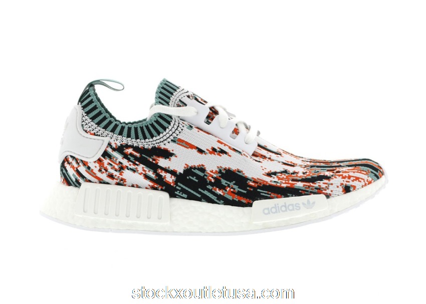Outlet adidas NMD R1 Sneakersnstuff Datamosh Collegiate Orange BB6365