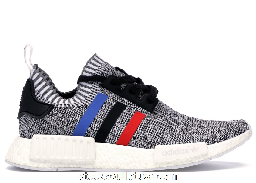 Outlet adidas NMD R1 Tri Color Stripes White BB2888
