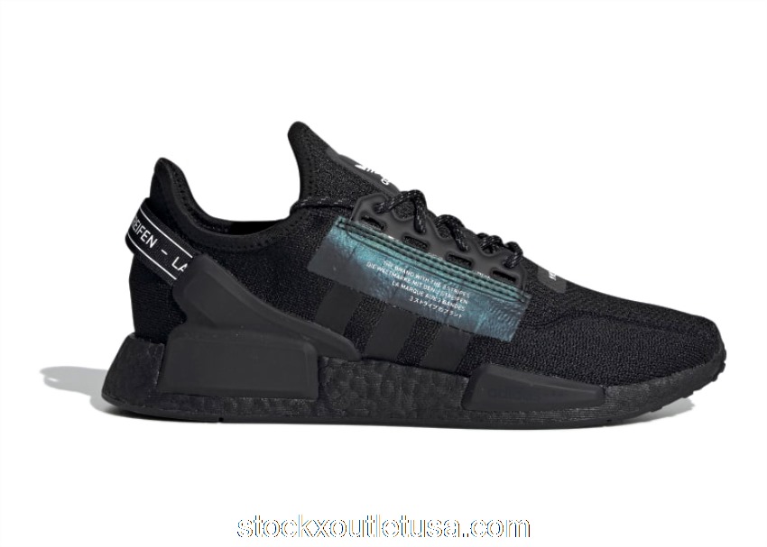 Outlet adidas NMD R1 V2 Core Black Iridescent FW1961