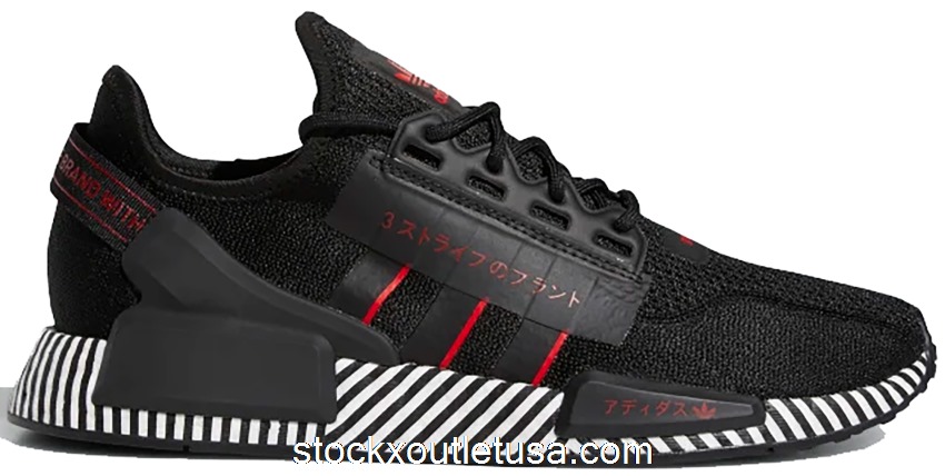 Outlet adidas NMD R1 V2 Dazzle Camo Black FY2104
