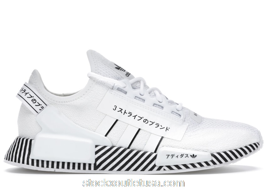 Outlet adidas NMD R1 V2 Dazzle Camo White FY2105