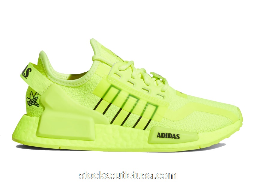 Outlet adidas NMD R1 V2 Solar Yellow (GS) GY5061