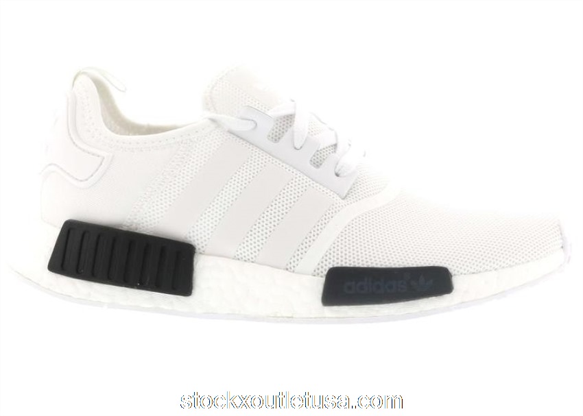 Outlet adidas NMD R1 White Black BB1968