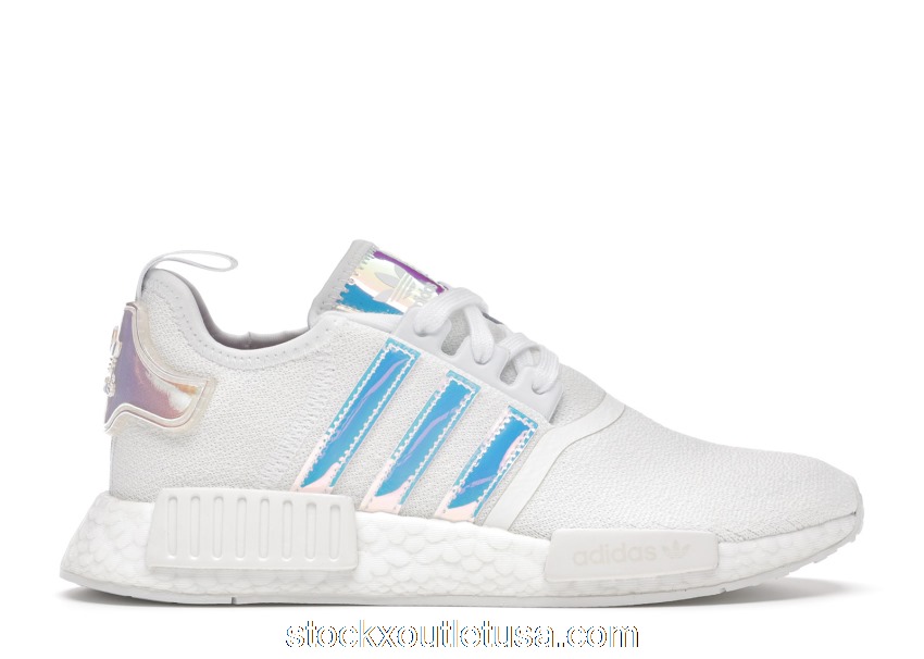 Outlet adidas NMD R1 White Iridescent (W) FY1263