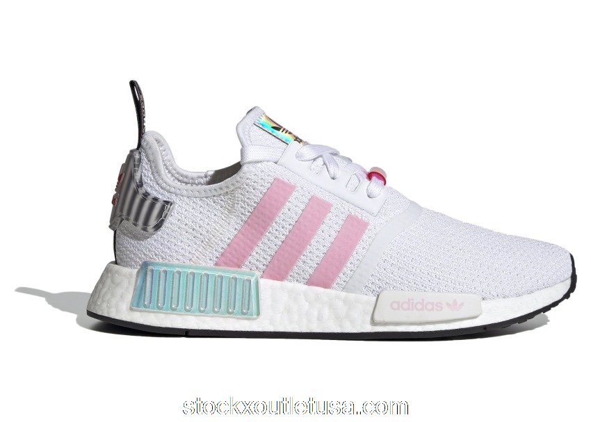 Outlet adidas NMD R1 White True Pink Hologram FZ3777
