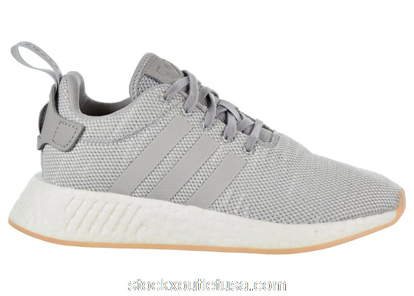 Outlet adidas NMD R2 Grey Gum (W) AQ0196