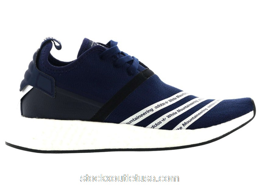 Outlet adidas NMD R2 White Mountaineering Navy BB3072