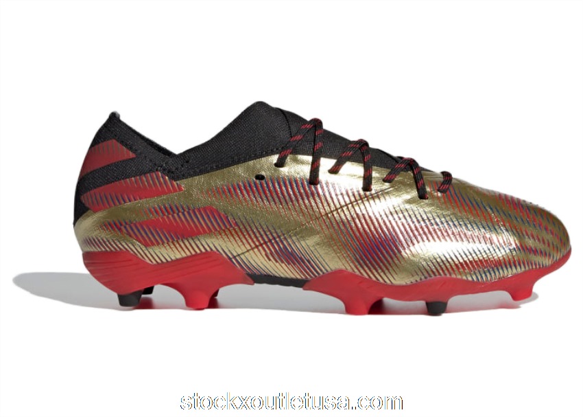 Outlet adidas Nemeziz 1 FG J Tension Tape Gold Metallic (GS) FY0806