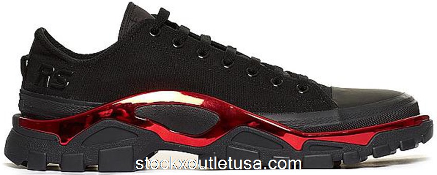 Outlet adidas New Runner Raf Simons Black Scarlet DA9295