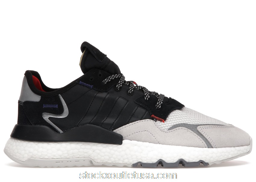 Outlet adidas Nite Jogger 3M Core Black Crystal White EF9419