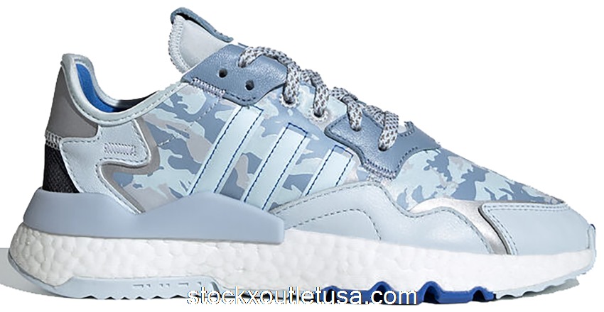 Outlet adidas Nite Jogger Camo Blue (W) EH1292