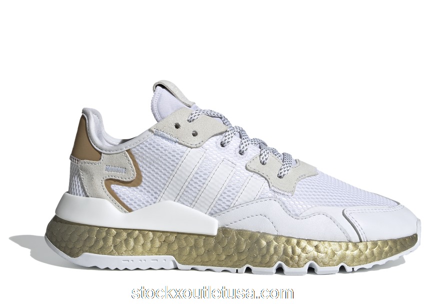 Outlet adidas Nite Jogger Cloud White Periwinkle (W) FV4138