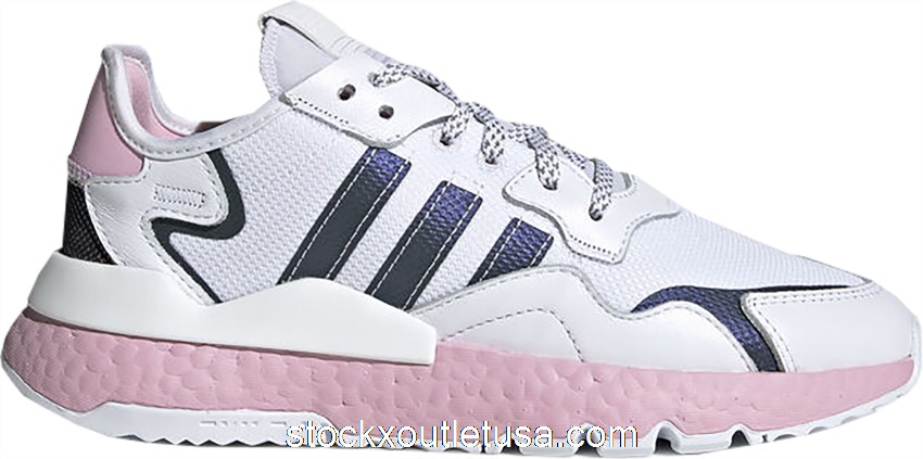 Outlet adidas Nite Jogger Cloud White True Pink (W) EG7942