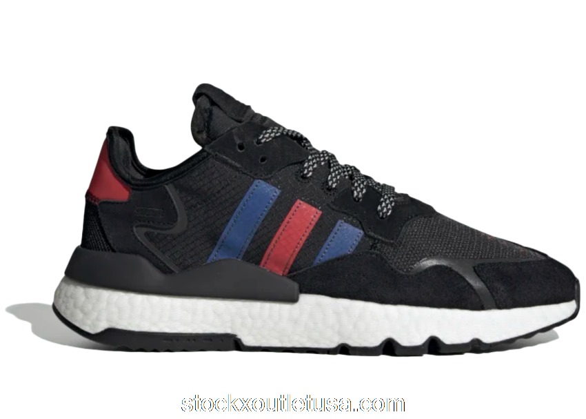 Outlet adidas Nite Jogger Core Black Collegiate Royal FV3585