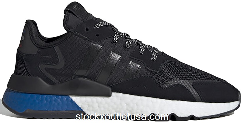 Outlet adidas Nite Jogger Core Black Lush Blue FW5331