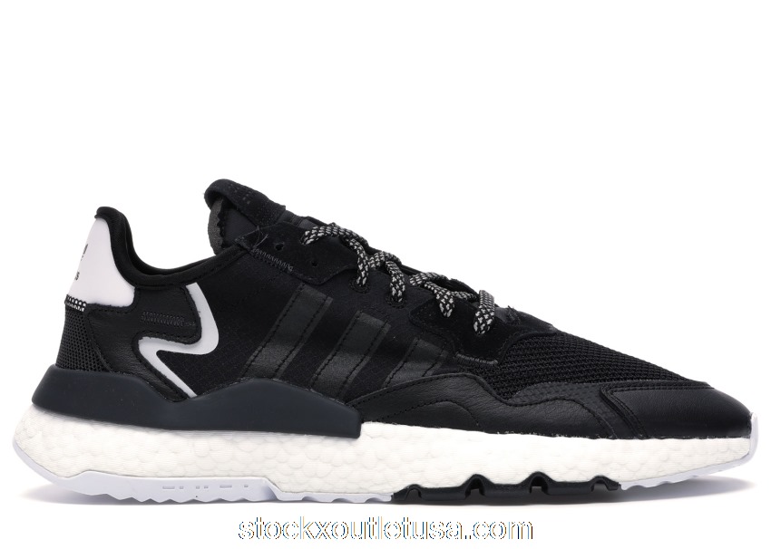 Outlet adidas Nite Jogger Core Black White EE6254