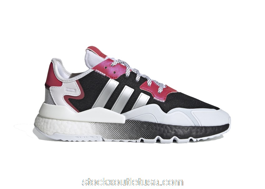 Outlet adidas Nite Jogger Silver Metallic Pink EF5402